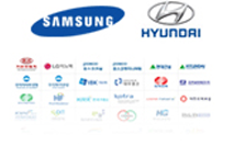 삼성그룹사, 현대자동차 로고